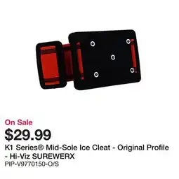 Bumper to Bumper K1 Series Mid-Sole Ice Cleat - Original Profile - Hi-Viz offer