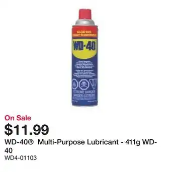 Bumper to Bumper WD-40 Multi-Purpose Lubricant - 411g offer