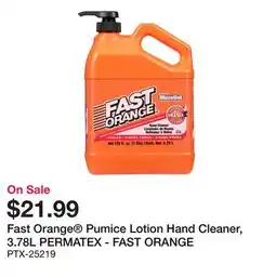 Bumper to Bumper Fast Orange Pumice Lotion Hand Cleaner, 3.78L offer