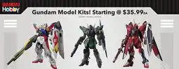 GameStop Gundam Model Kits! offer