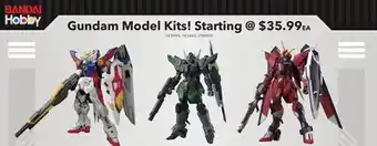 GameStop Gundam Model Kits! offer