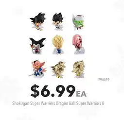 GameStop Shokugan Super Warriors Dragon Ball Super Warriors 8 offer