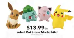GameStop select Pokémon Model kits! offer
