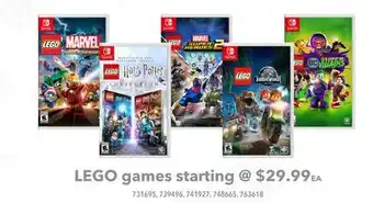 GameStop LEGO games offer