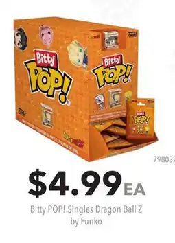 GameStop Bitty POP! Singles Dragon Ball Z by Funko offer