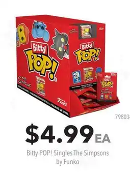GameStop Bitty POP! Singles The Simpsons by Funko offer