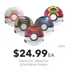 GameStop Pokémon TCG - Pokéball Tins by The Pokémon Company offer
