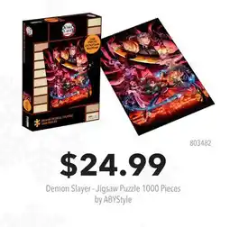 GameStop Demon Slayer - Jigsaw Puzzle 1000 Pieces by ABYStyle offer