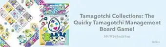 GameStop Tamagotchi Collections: The Quirky Tamagotchi Management Board Game! by Bandai Kess offer