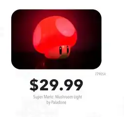 GameStop Super Mario: Mushroom Light by Paladone offer