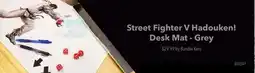 GameStop Street Fighter V Hadouken! Desk Mat - Grey offer