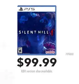 GameStop SILENT HILL offer