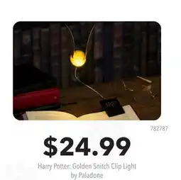 GameStop Harry Potter: Golden Snitch Clip Light by Paladone offer