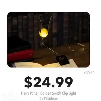 GameStop Harry Potter: Golden Snitch Clip Light by Paladone offer