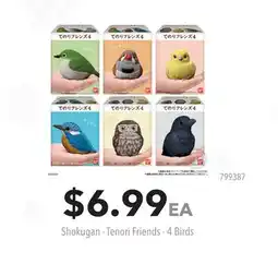 GameStop Shokugan - Tenori Friends - 4 Birds offer