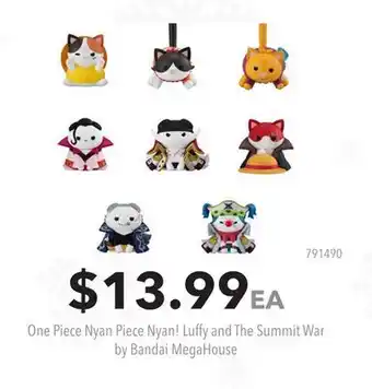 GameStop One Piece Nyan Piece Nyan! Luffy and The Summit War by Bandai MegaHouse offer