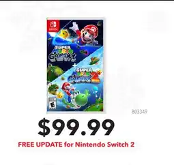 GameStop Super Mario Galaxy Nintendo Switch 2 offer