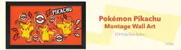 GameStop Pokémon Pikachu Montage Wall Art offer