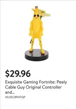 Walmart Exquisite Gaming Fortnite: Peely Cable Guy Original Controller and Phone Holder offer