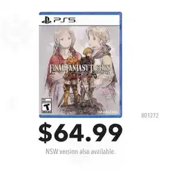 GameStop Final Fantasy Tactics offer