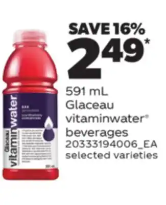 Real Canadian Superstore GLACEAU VITAMINWATER BEVERAGES offer