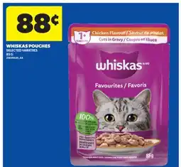 Real Canadian Superstore WHISKAS POUCHES, 85 G offer