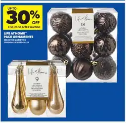Real Canadian Superstore LIFE AT HOME PACK ORNAMENTS offer