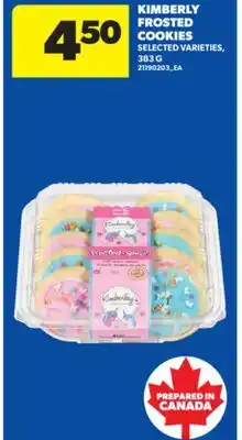 Real Canadian Superstore KIMBERLY FROSTED COOKIES, 383 G offer