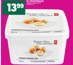 Real Canadian Superstore PC PROFITEROLES VANILLA CREAM, 625 G offer