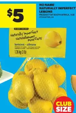 Real Canadian Superstore NO NAME NATURALLY IMPERFECT LEMONS, 3 LB offer