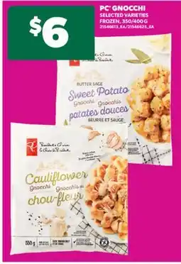 Real Canadian Superstore PC GNOCCHI, 350/400 G offer