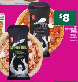 Real Canadian Superstore PC BLACK LABEL PIZZA, 370-440 G offer