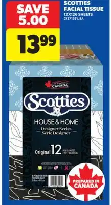 Real Canadian Superstore SCOTTIES FACIAL TISSUE offer