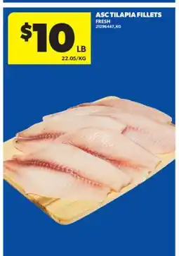 Real Canadian Superstore ASC TILAPIA FILLETS offer