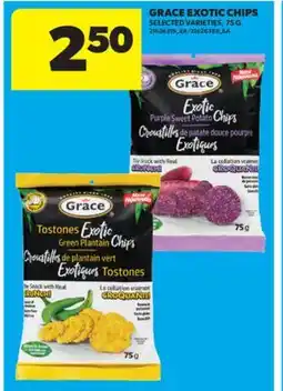 Real Canadian Superstore GRACE EXOTIC CHIPS, 75 G offer