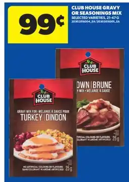 Real Canadian Superstore CLUB HOUSE GRAVY OR SEASONINGS MIX, 21-47 G offer