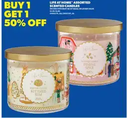 Real Canadian Superstore LIFE AT HOME ASSORTED SCENTED CANDLES offer