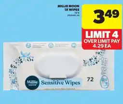 Real Canadian Superstore MILLIE MOON 1X WIPES, 72'S offer