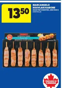 Real Canadian Superstore MARCANGELO SOUVLAKI KABOBS, 480/640 G offer
