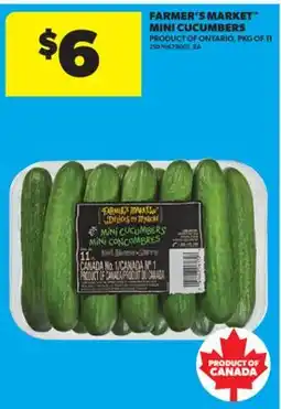 Real Canadian Superstore FARMER'S MARKET MINI CUCUMBERS offer