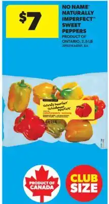 Real Canadian Superstore NO NAME NATURALLY IMPERFECT SWEET PEPPERS, 2.5 LB offer