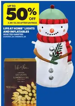 Real Canadian Superstore LIFE AT HOME LIGHTS AND INFLATABLES offer