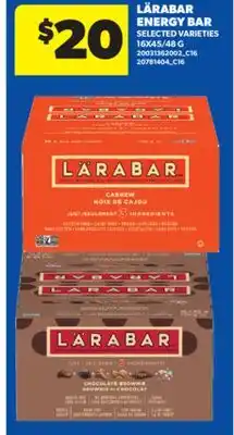 Real Canadian Superstore LÄRABAR ENERGY BAR, 16X45/48 G offer