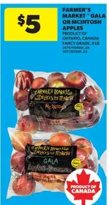 Real Canadian Superstore FARMER'S MARKET GALA OR MCINTOSH APPLES, 4 LB offer