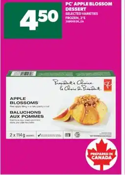 Real Canadian Superstore PC APPLE BLOSSOM DESSERT, 2' S offer