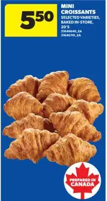 Real Canadian Superstore MINI CROISSANTS, 20' S offer