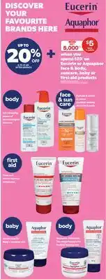 Real Canadian Superstore EUCERIN OR AQUAPHOR FACE & BODY, SUNCARE, BABY OR FIRST AID PRODUCTS offer