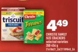 Real Canadian Superstore CHRISTIE FAMILY SIZE CRACKERS, 350-454 G offer