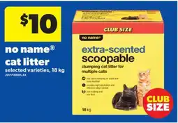 Real Canadian Superstore NO NAME CAT LITTER, 18 KG offer