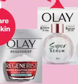 Real Canadian Superstore OLAY SERUM, REGENERIST MOISTURIZER, FACIAL CLEANSER offer